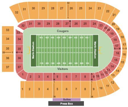 Martin Stadium Tickets and Martin Stadium Seating Chart - Buy Martin ...