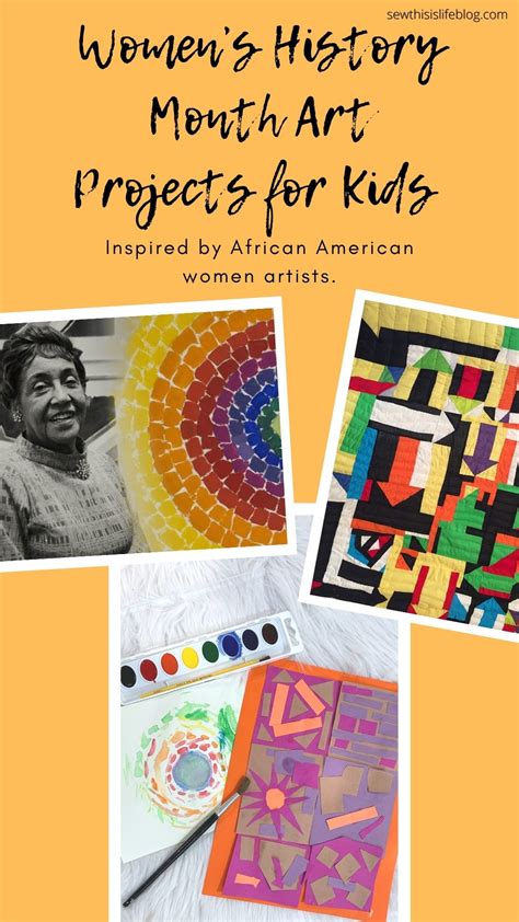 Women's History Month Art Projects for Preschoolers & Elementary School Children