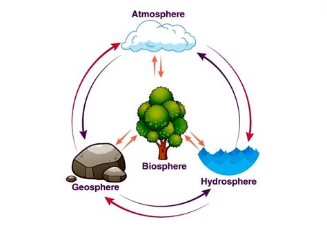 Investigating Four Spheres of Earth - Geosphere, Hydrosphere, Biosphere, and Atmosphere