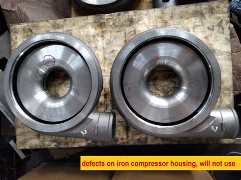 Iron Casting Turbo Compressor Housing / Cover from China