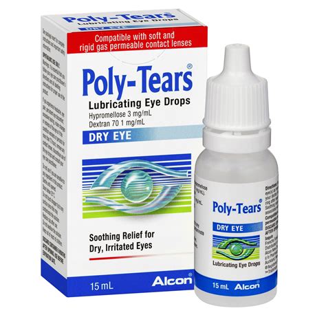 Poly Tears Lubricating Eye Drops 15mL – Alive Pharmacy Warehouse