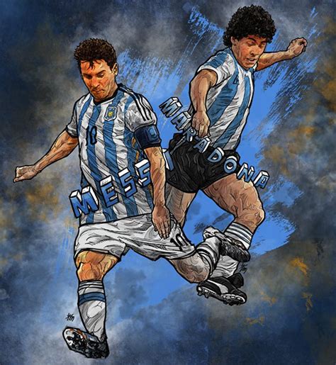 MESSI vs MARADONA :: Behance