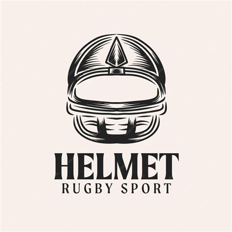 Premium Vector | Helmet sport american football logo design vector ...