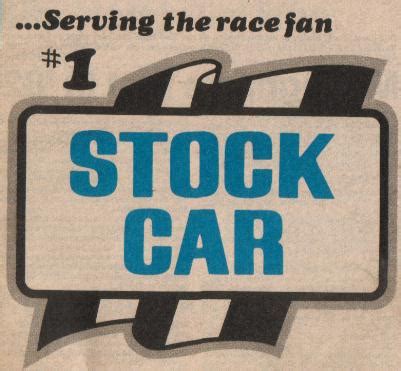 Photo: Stock Car Racing News logo | 1980's SLM # 7 album | Pat Redmond ...