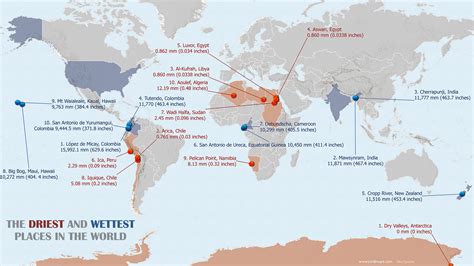 The Unequal Distribution of Global Precipitation Mapped - Vivid Maps