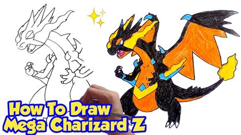 Pokemon Images: Mega Charizard How To Draw Pokemon Charizard