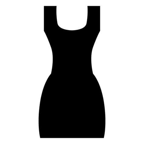 Black Dress Clothing Simple PNG & SVG Design For T-Shirts