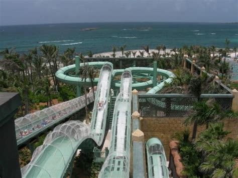 Atlantis Bahamas Water Park Slides | Master Blaster water slide at ...