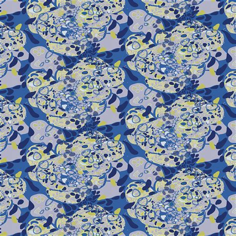 repeat pattern design; half drop on Behance