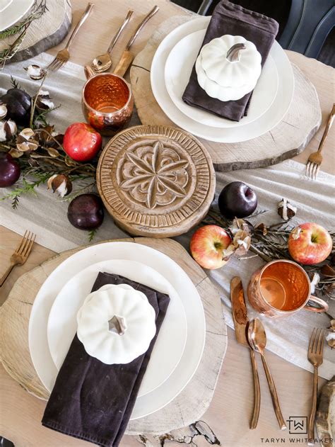 Thanksgiving Centerpiece With Fresh Fruit - Taryn Whiteaker Designs