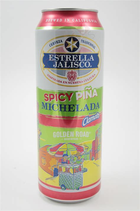 Estrella Jalisco Spicy Pina Michelada 25fl oz - MoreWines