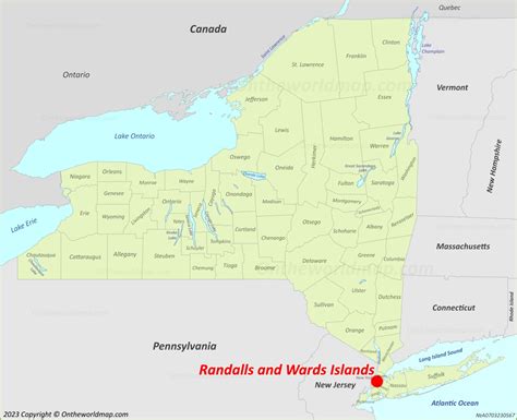 Randalls and Wards Islands Map | Manhattan, New York City, U.S ...