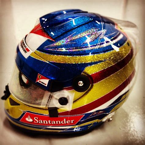 Fernando Alonso Singapore Helmet Design at