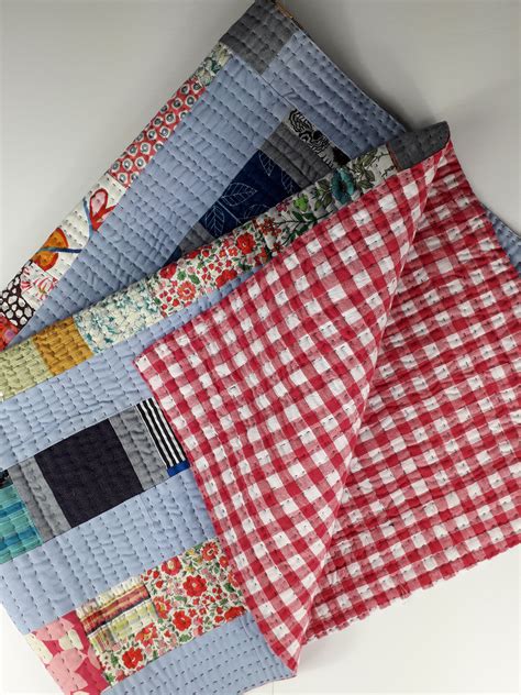 Handmade Patchwork Quilt - Etsy