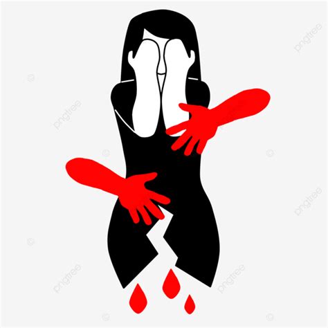 Illustration Of Victim Sexual Assault, Victim, Traumatized, Abuse PNG ...