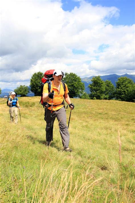 Summer Hiking in the Mountains. Stock Photo - Image of exploration, girl: 49268134