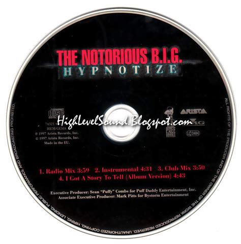 highest level of music: The Notorious B.I.G. - Hypnotize-(EU_CDM)-1997-hlm