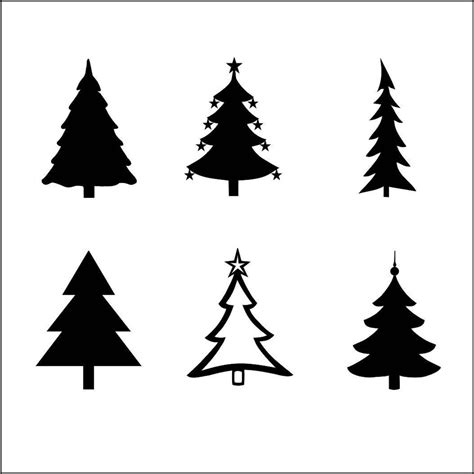 Christmas Tree SVG Files for Silhouette Cameo and Cricut. Christmas ...