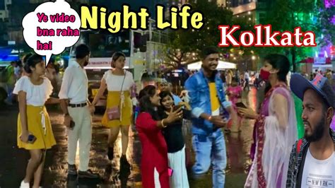 Kolkata Nightlife || Night view Kolkata || Night market Dharmatala ...