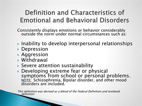 PPT - CHAPTER 5 Teaching Students with Emotional and Behavioral ...