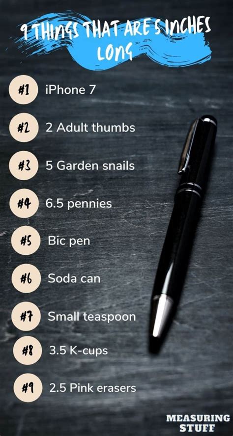 9 Things That Are 5 Inches Long (Check Out #3) - Measuring Stuff