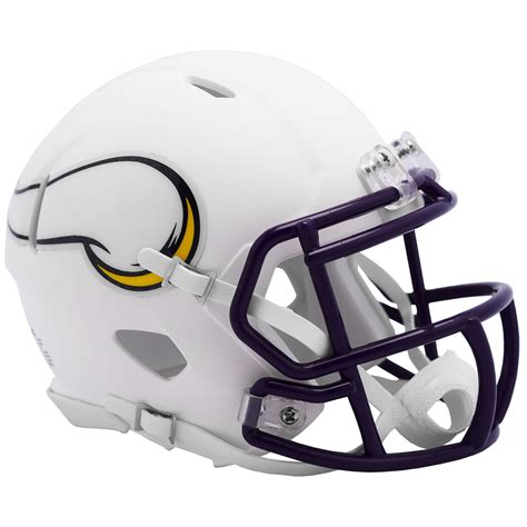 Riddell Minnesota Vikings Flat White Alternate Revolution Speed Mini ...