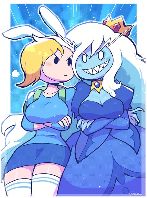 Fionna and Ice Queen by rariatoo | Adventure Time | Know Your Meme