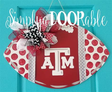 This Texas A&M Football is Simply aDOORable. Perfect for | Etsy