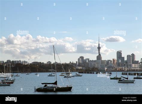 Mission Bay Auckland New Zealand Stock Photo - Alamy