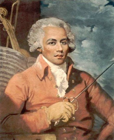 Chevalier Saint Georges (1745-1799), Guadeloupe-born, French Revolution fencer and music ...