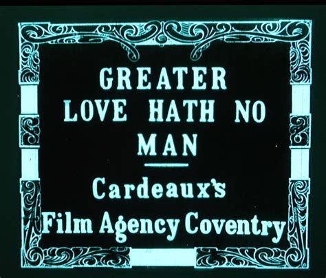 Greater Love Hath No Man (1911)