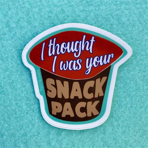 Billy Madison Snack Pack Vinyl Sticker – Pixel & Ink Creative