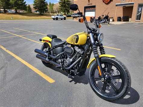 New 2023 Harley-Davidson Street Bob® 114 | Motorcycles in Green River WY | 032044 Industrial Yellow