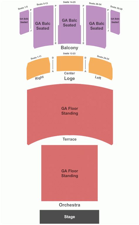 Seating Chart Fox Theater Pomona - Theater Seating Chart