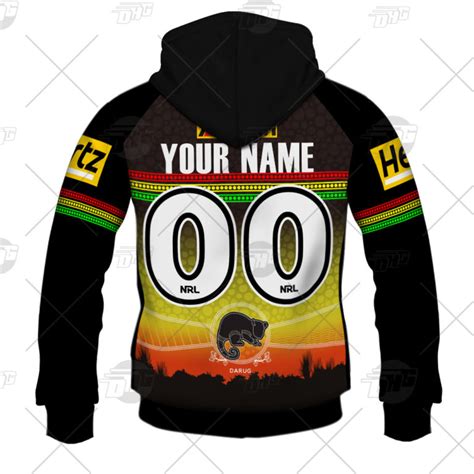 Custom Made NRL Penrith Panthers On Field Indigenous Jersey 2021 ...