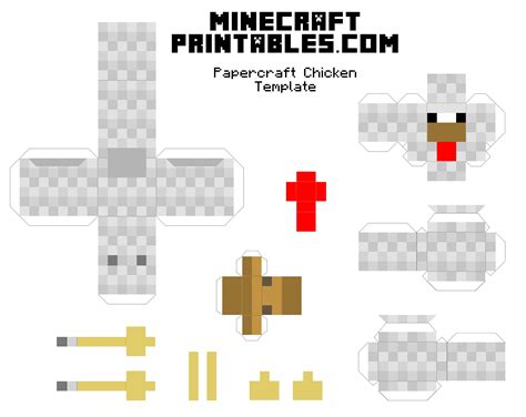 3+Simple Minecraft Papercraft Cow Template | LamegaestacionLatina