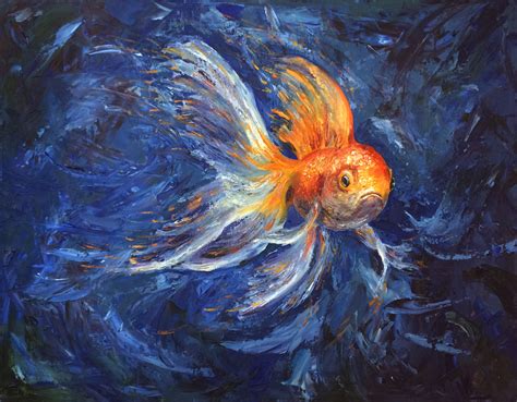 Goldfish by qi-art on DeviantArt