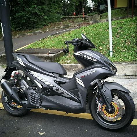 Aerox 155 Coverset (Matte Grey), Motorcycles, Motorcycle Accessories on ...