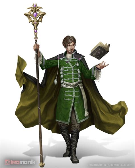 [ART] Human warlock Character art : r/DnD