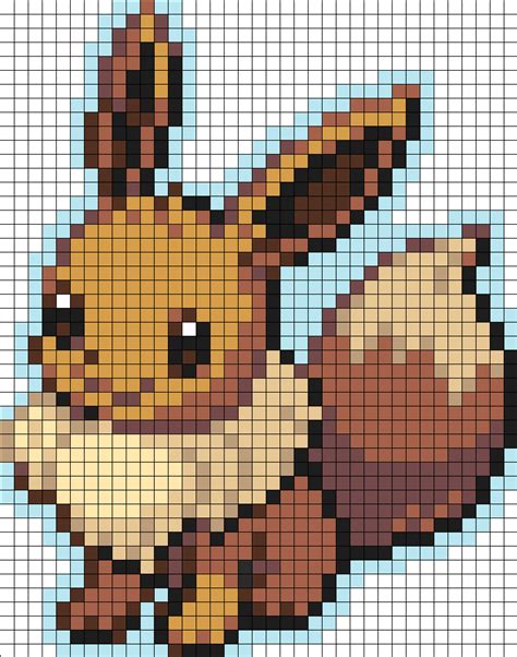 Eevee 133 Perler by Vickicutebunny on DeviantArt