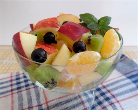 Fruit Salad on White Background Stock Photo - Image of food, lunch: 104134024