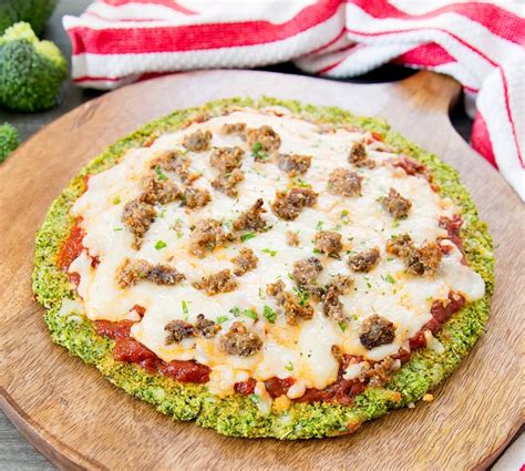 Broccoli Crust Pizza - Kirbie's Cravings