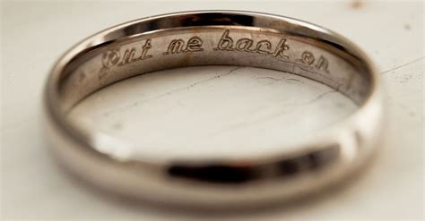 10 Cheeky Wedding Ring Engravings That Speak Volumes | HuffPost