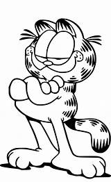 Garfield Coloring Pages 12 Printable Sheets Simple To Draw Easy For  sketch template