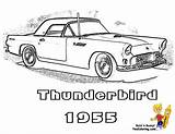 Fierce Car Coloring  Ford Cars Free Mustangs T Bird sketch template