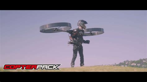 WATCH: Man Takes Off Into The Skies With Helicopter Backpack