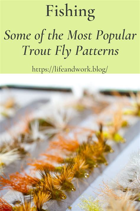 Some of the Most Popular Trout Fly Patterns