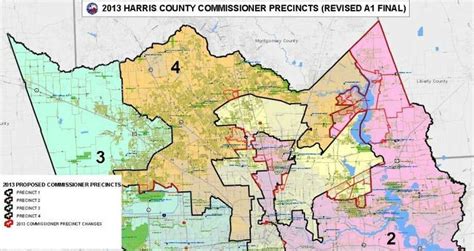 New county redistricting map takes effect - Houston Chronicle