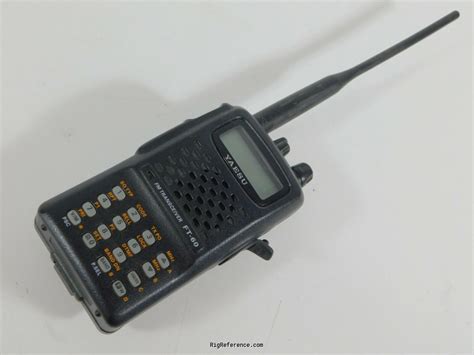 Yaesu FT-60R, Handheld VHF/UHF Transceiver | RigReference.com