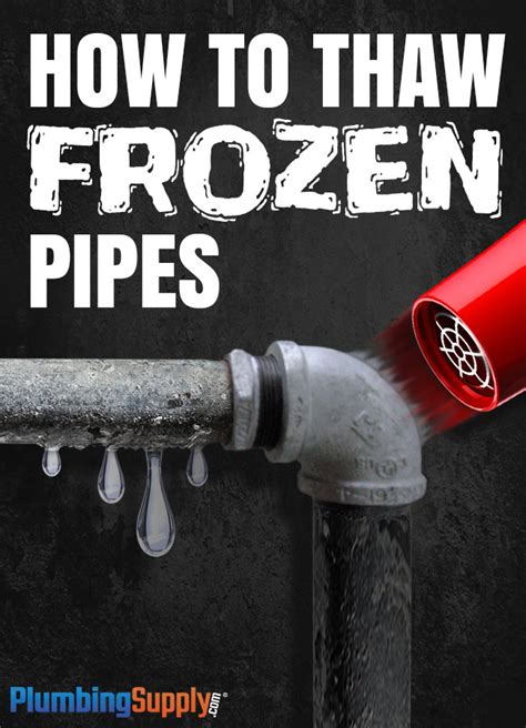 How to Thaw Frozen Pipes